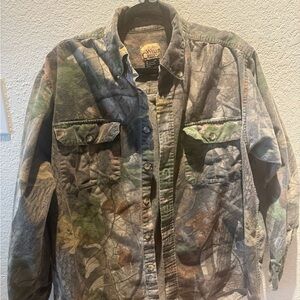 Wells Creek Real Tree midweight flannel Men's Camouflage Jacket